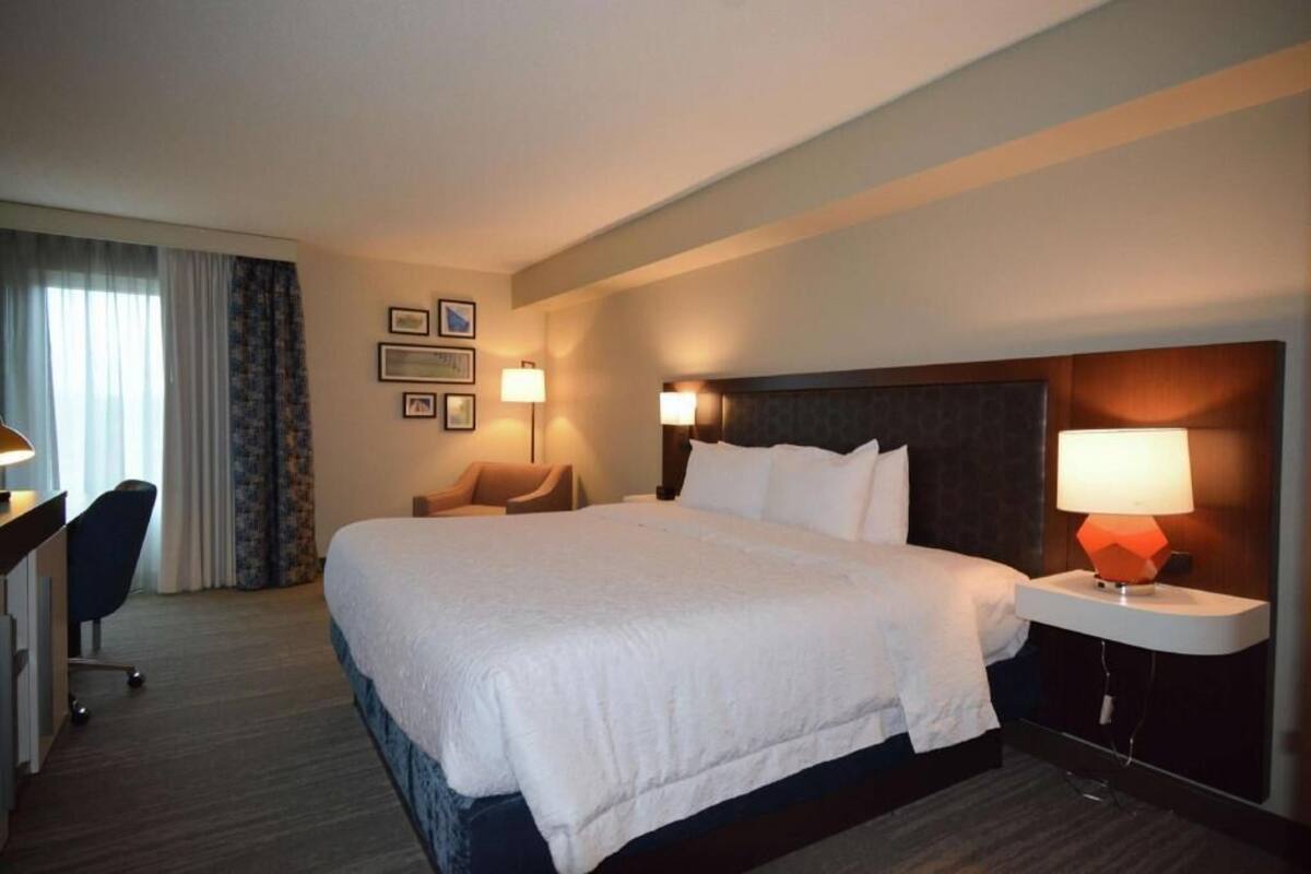 In-room safe, desk, laptop workspace, iron/ironing board