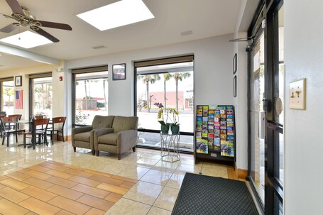 Lobby sitting area