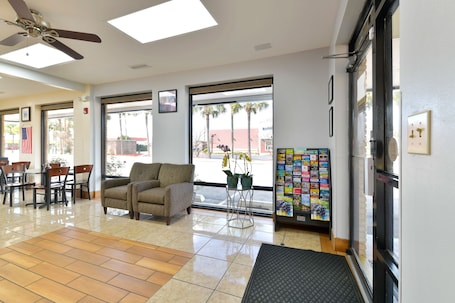Sala de estar en el lobby
