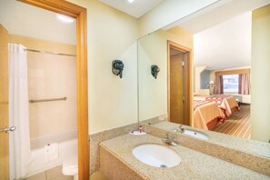 Hair dryer, towels