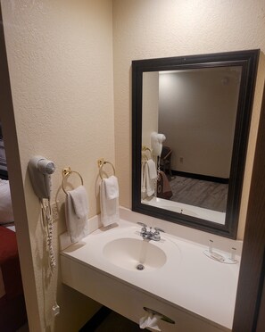 In-room safe, desk, blackout curtains, iron/ironing board