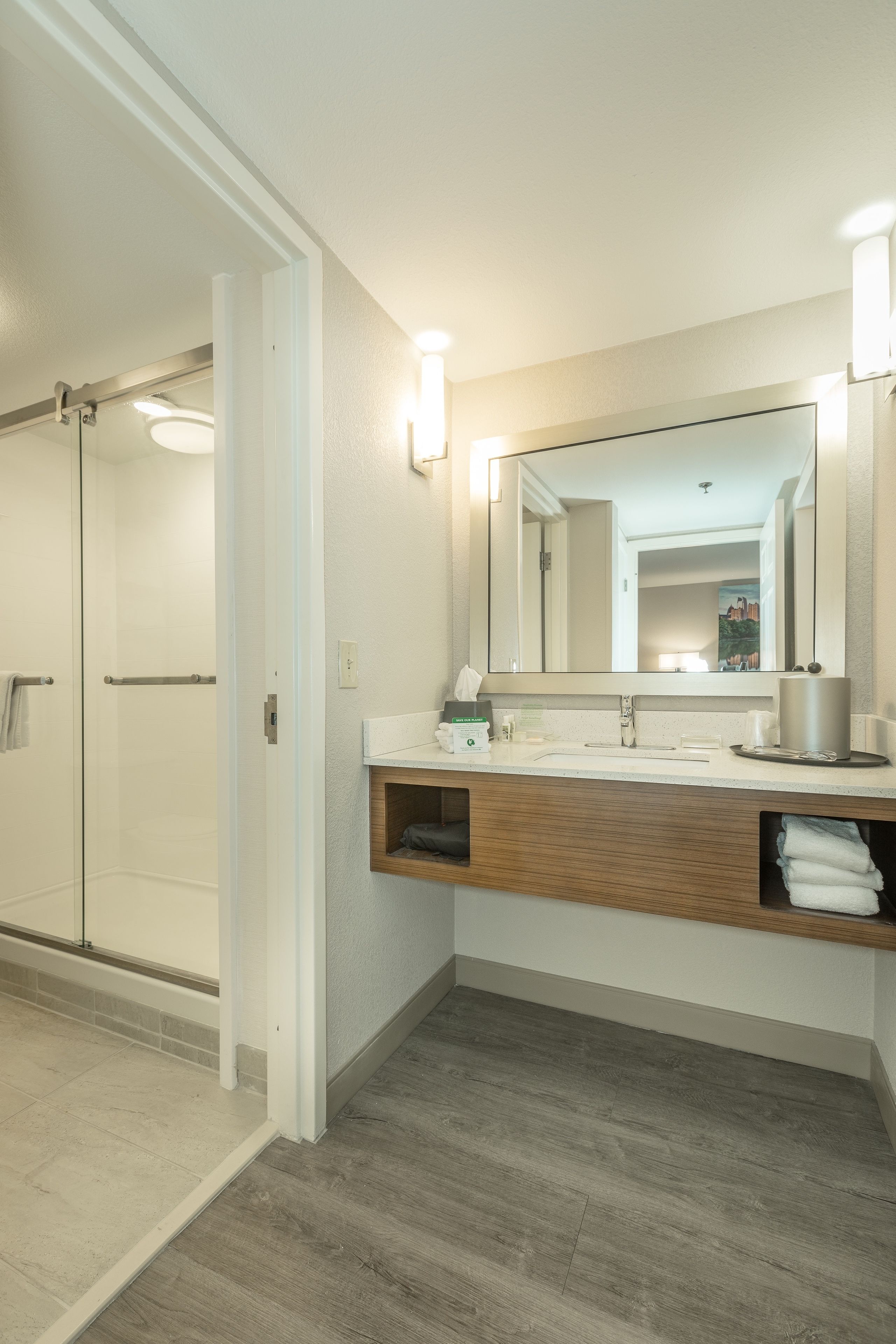 free toiletries, hair dryer, towels, soap