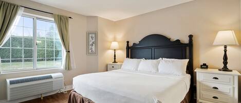 Suite, 1 King Bed, Patio, Lake View (with Sofabed) | Pillowtop beds, iron/ironing board, free cribs/infant beds