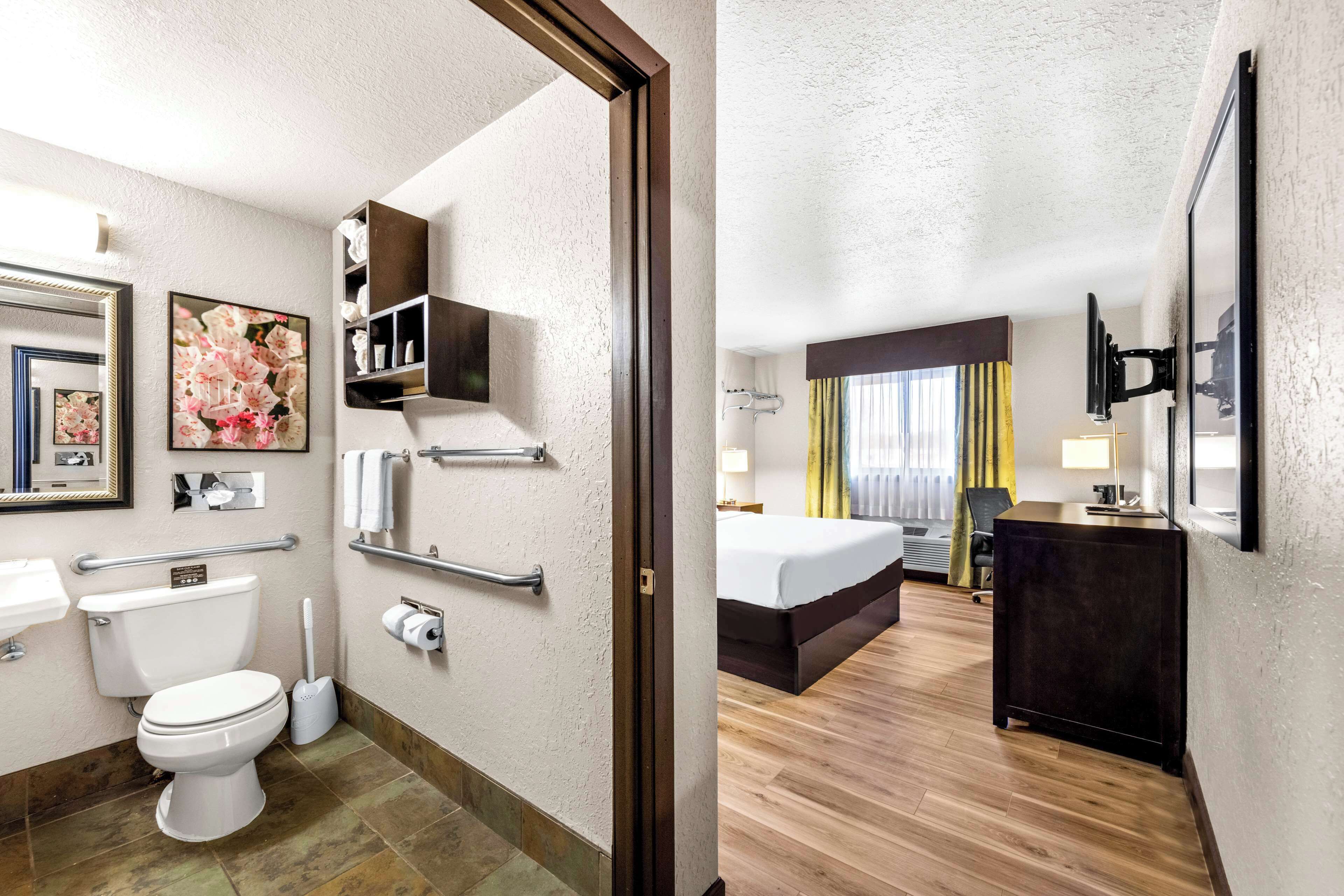 Deluxe Room, 1 King Bed, Non Smoking (1st Floor) | Blackout drapes, iron/ironing board, free WiFi, bed sheets