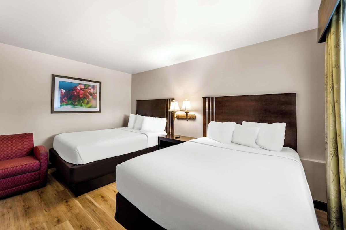Deluxe Room, 2 Queen Beds (1st and 2nd Floor) | Blackout drapes, iron/ironing board, free WiFi, bed sheets