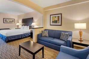Suite, 1 King Bed, Non Smoking, Kitchenette (with Sofabed) | Desk, laptop workspace, blackout curtains, iron/ironing board - Best Western New Albany (New Albany)