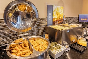 Free daily buffet breakfast