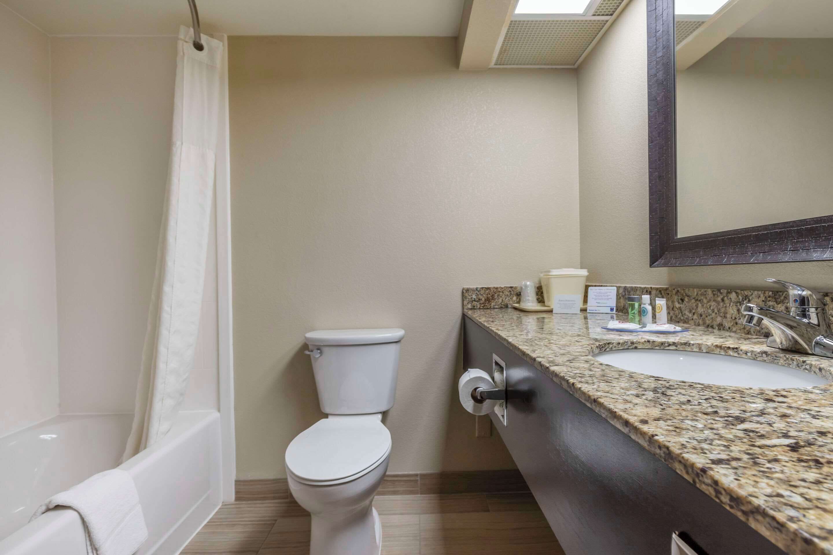 free toiletries, hair dryer, towels, soap