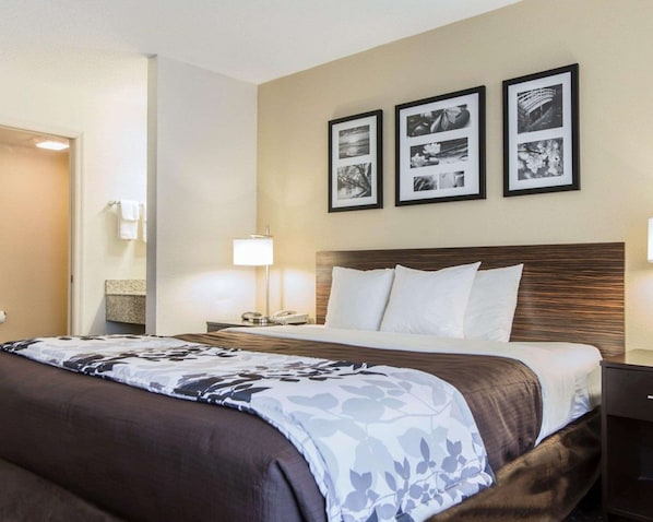 Standard Room, 1 King Bed, Non Smoking | In-room safe, desk, iron/ironing board, rollaway beds