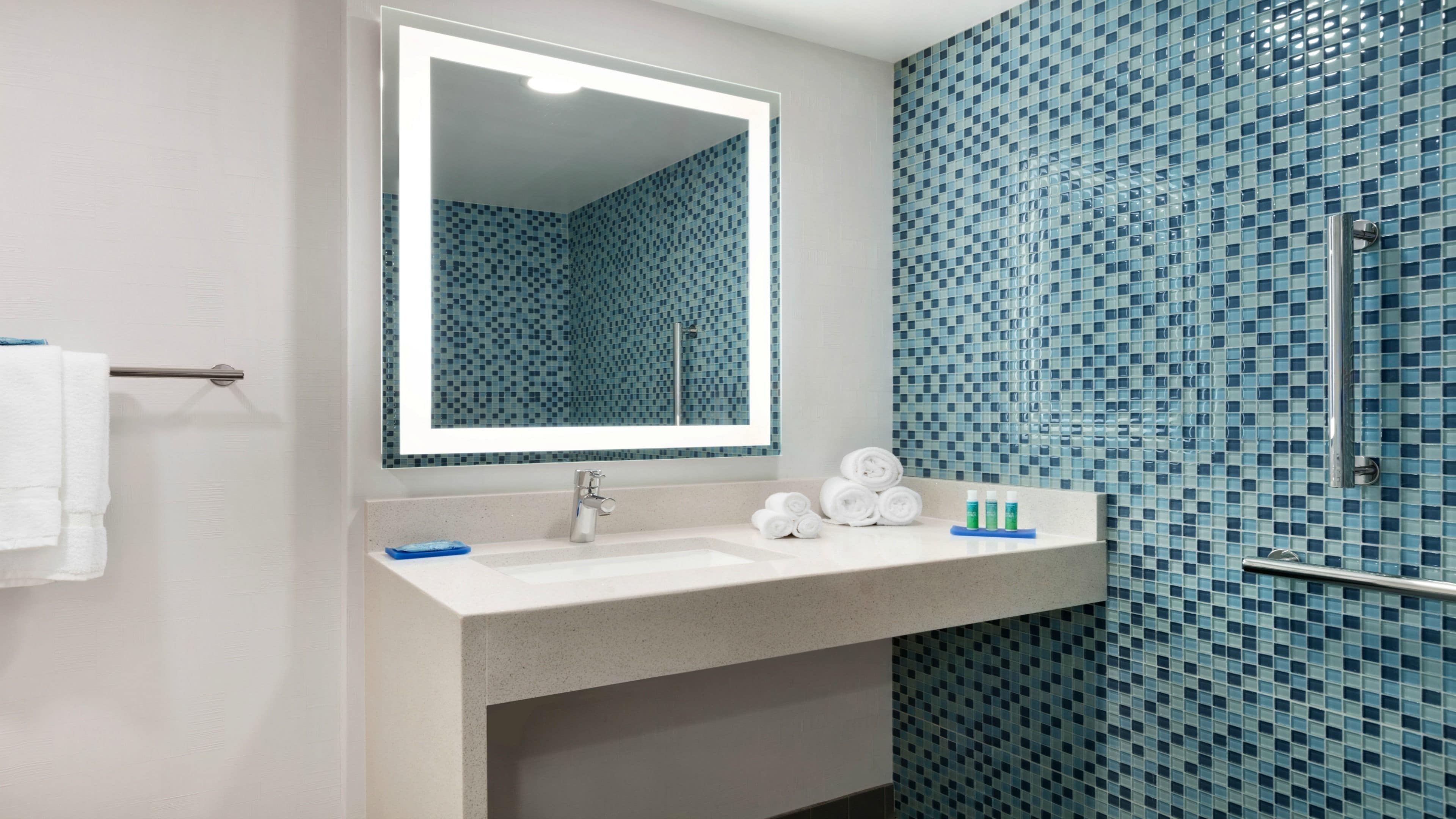 free toiletries, hair dryer, towels, soap