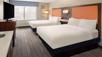 Room, Multiple Beds, Accessible, Bathtub | Down comforters, in-room safe, desk, laptop workspace