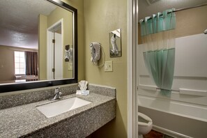 Room, 2 Double Beds | Bathroom