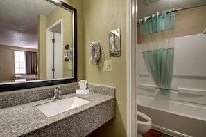 Room, 2 Double Beds | Bathroom