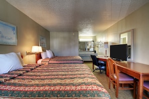 Chambre, 2 lits doubles | Accès au Wi-Fi (inclus)