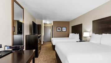 Standard-huone, 2 keskisuurta parisänkyä, tupakointi kielletty | 1 makuuhuone, ylelliset vuodevaatteet