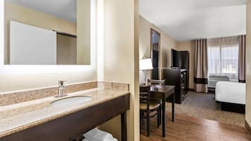 1 habitación y ropa de cama de alta calidad