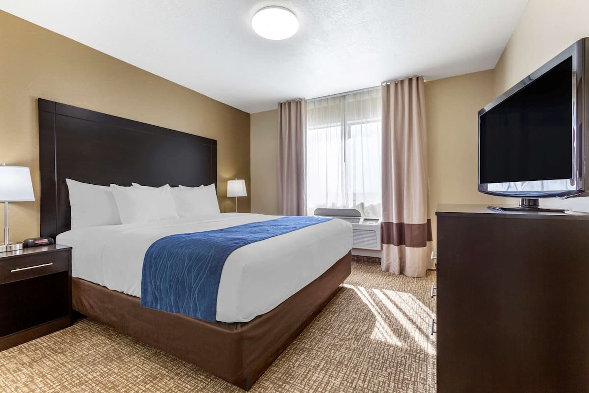 1 habitación y ropa de cama de alta calidad