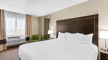 Standaard kamer, 1 kingsize bed, niet-roken | 1 slaapkamer, luxe beddengoed, een laptopwerkplek