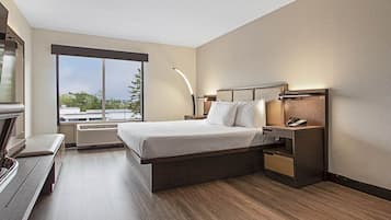 Habitación estándar, 1 cama de matrimonio grande | Minibar, escritorio, tabla de planchar con plancha y cunas gratuitas
