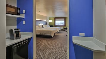 Standard Room, 2 Queen Beds | In-room safe, desk, blackout curtains, iron/ironing board