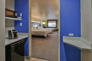 Standard Room, 2 Queen Beds | In-room safe, desk, blackout drapes, iron/ironing board