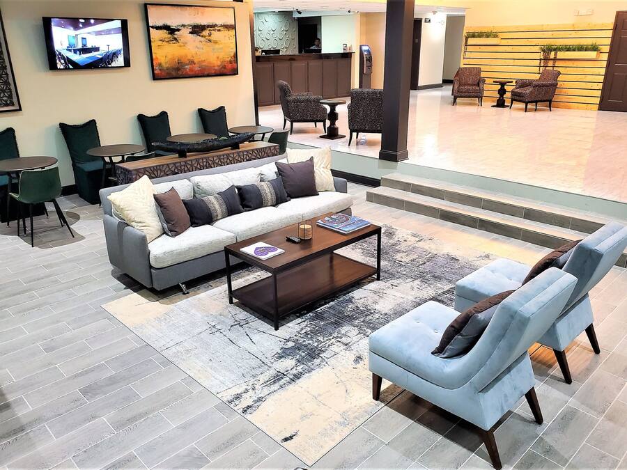 Sala de estar en el lobby