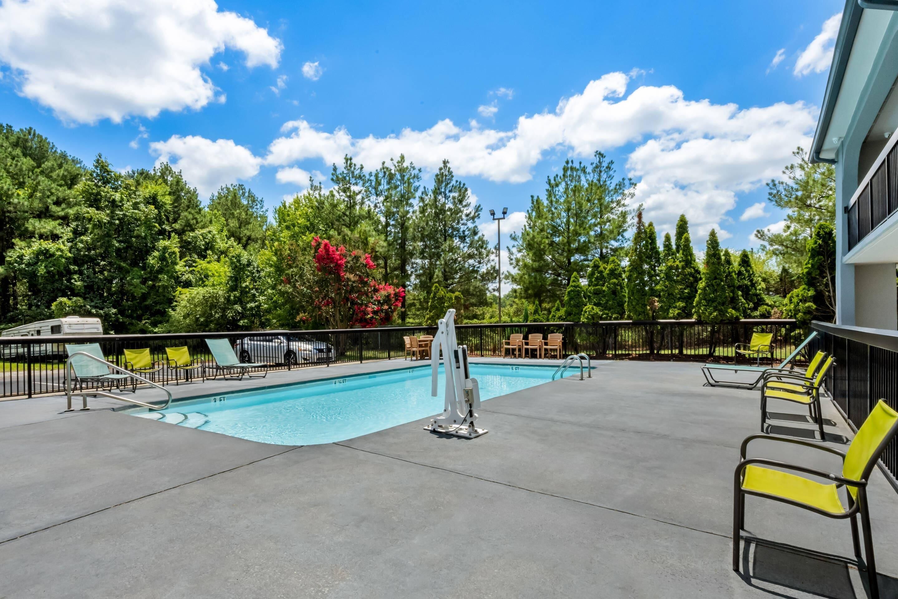 Seasonal outdoor pool