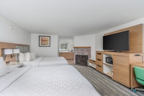 Standard Room, 2 Queen Beds, Fireplace