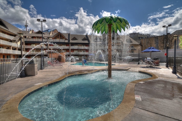 Seasonal outdoor pool