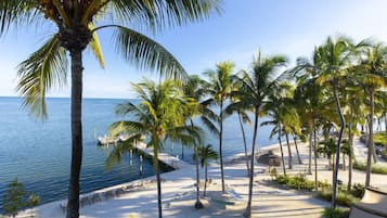 Private beach, beach towels, scuba diving, snorkeling