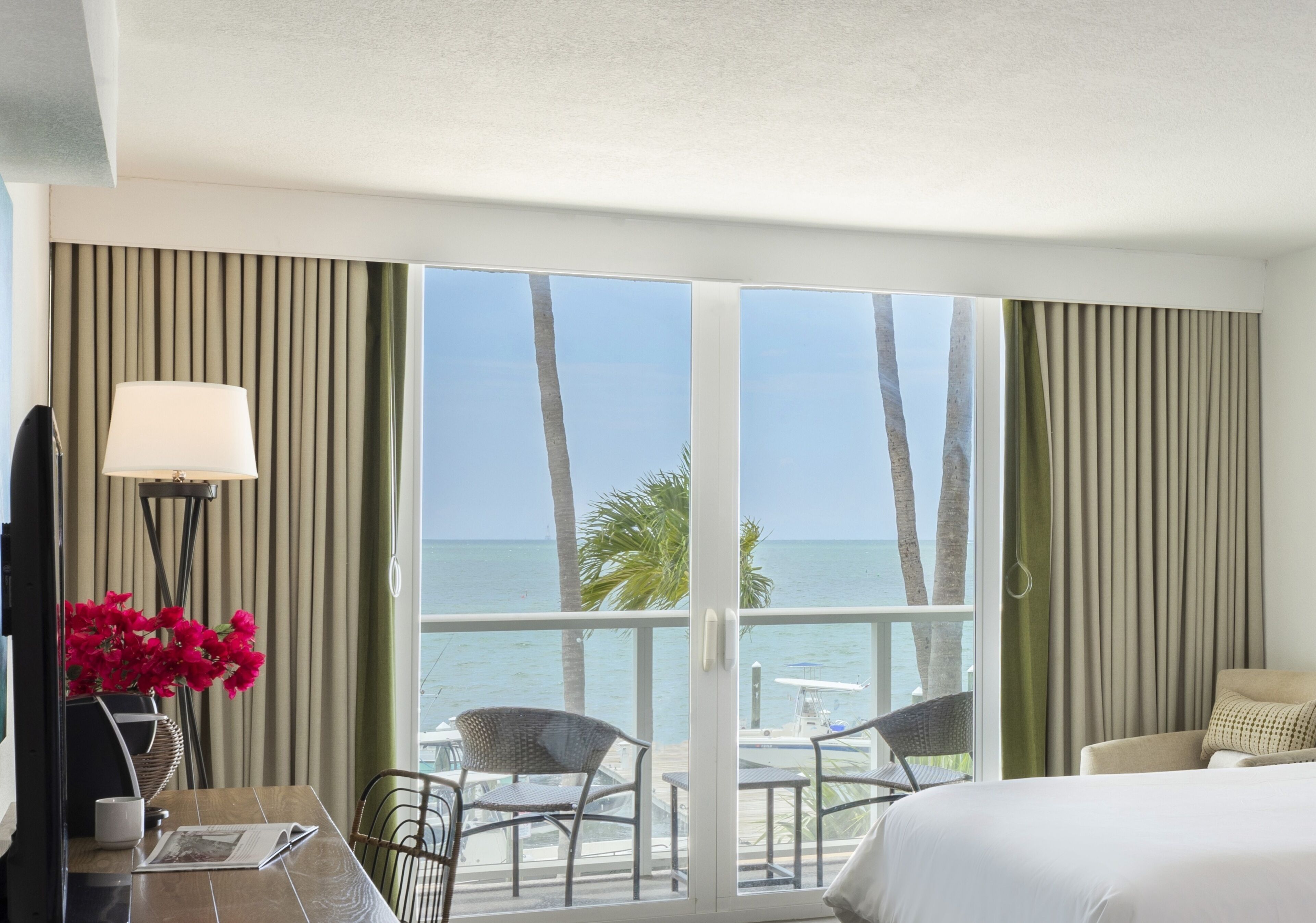 alligator reef oceanfront room two queens | view from room