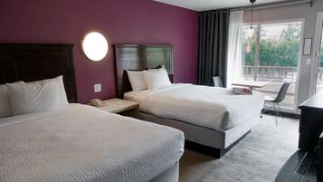 Chambre Double Deluxe, 2 grands lits, vue piscine