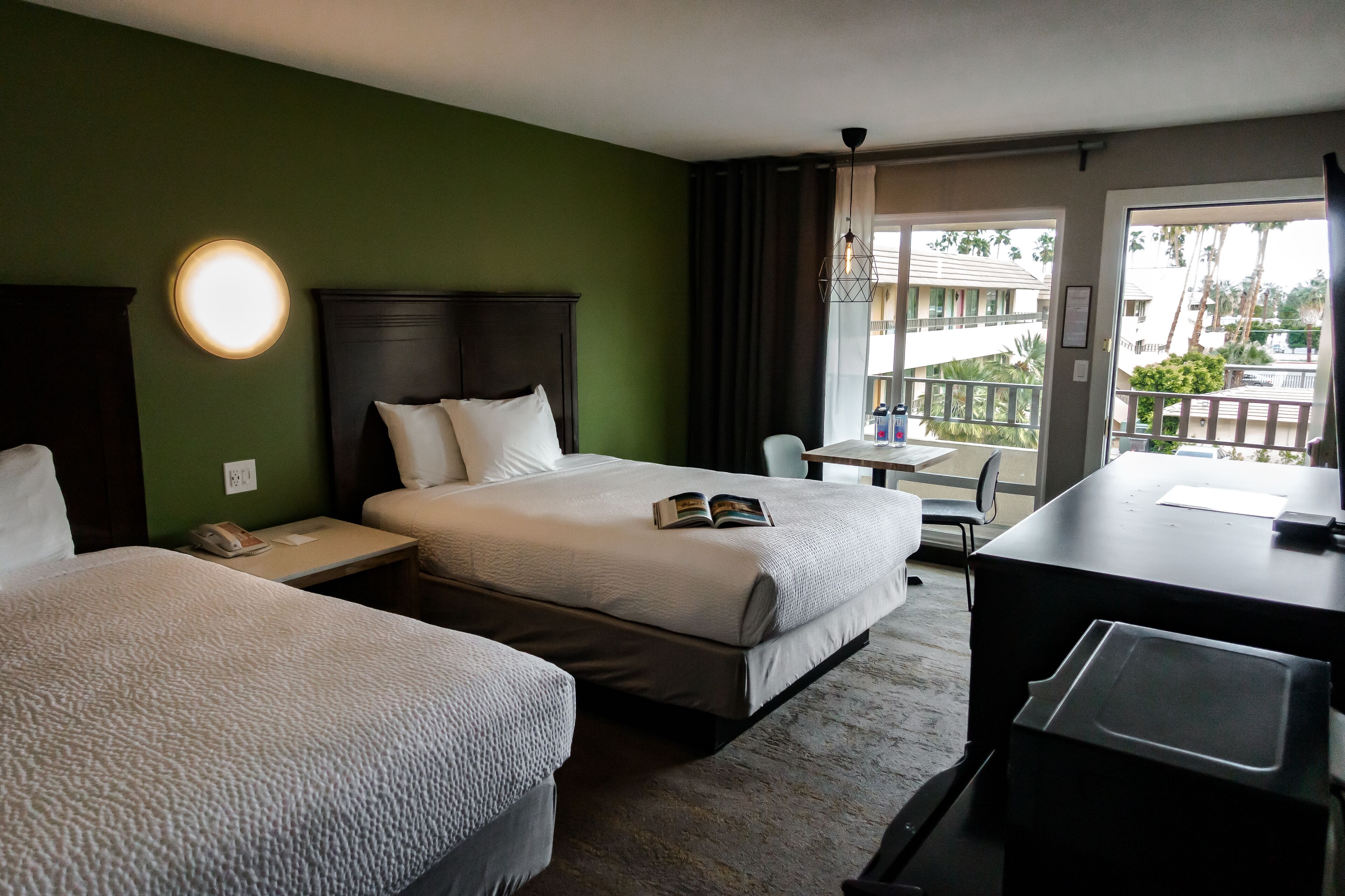premium room, 2 queen beds | in-room safe, desk, free wifi, bed sheets