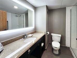 Free toiletries, hair dryer, towels