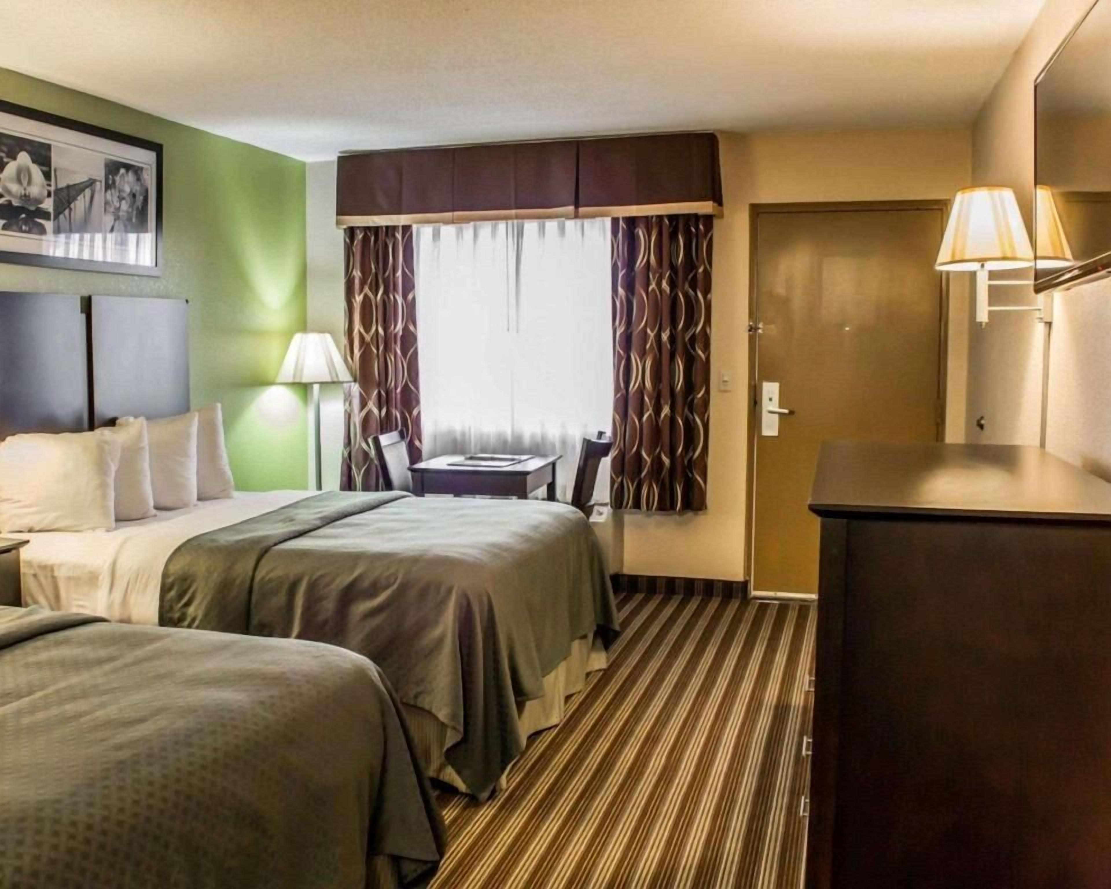 Blackout drapes, iron/ironing board, rollaway beds, free WiFi