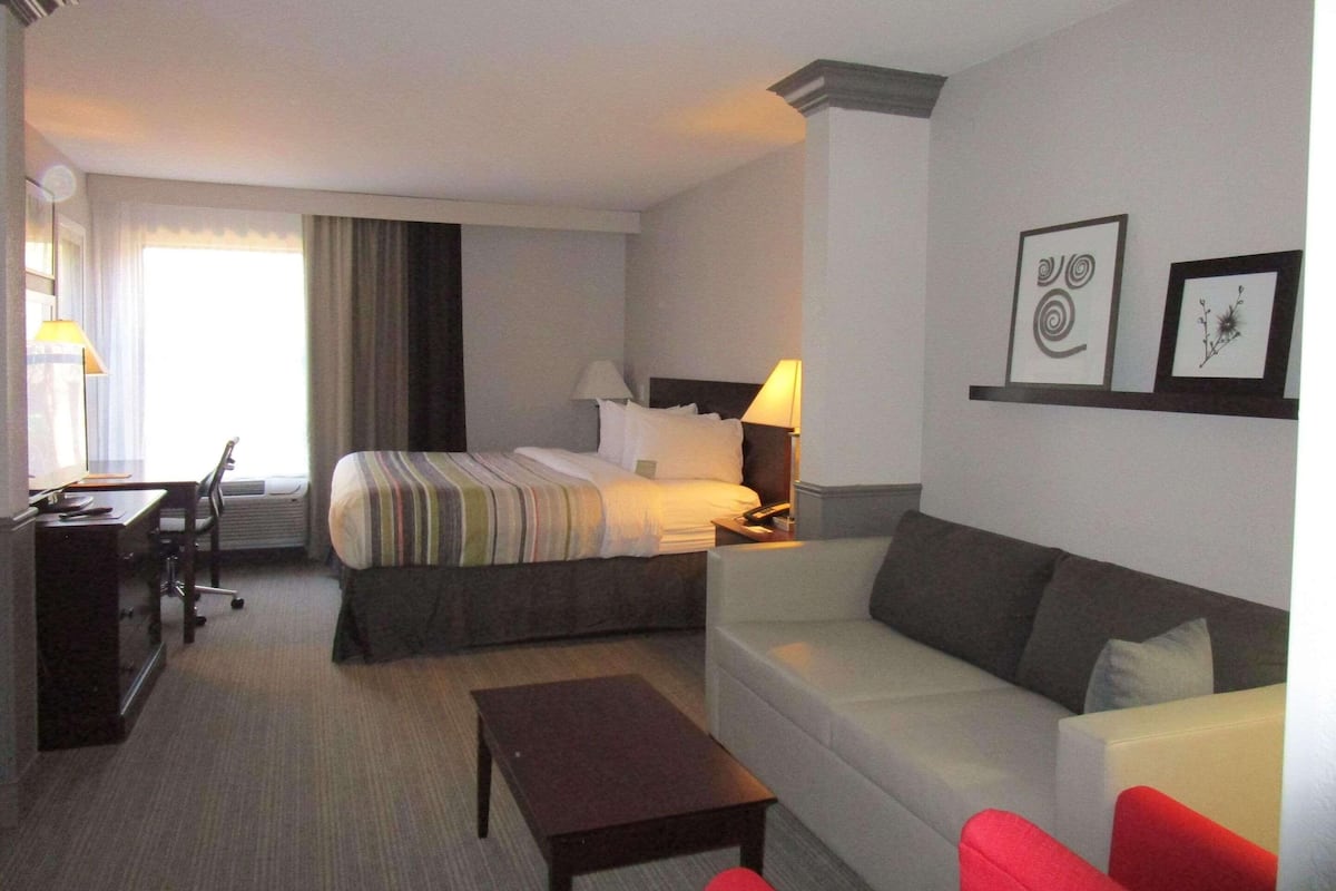 Suite Studio, 1 très grand lit, non-fumeurs | 1 chambre, couette en duvet d'oie, bureau, fer et planche à repasser
