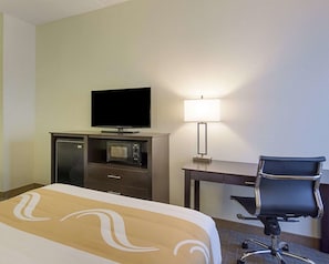 Standard Double Room, 2 Double Beds, Non Smoking, Refrigerator & Microwave | Premium bedding, desk, laptop workspace, blackout drapes