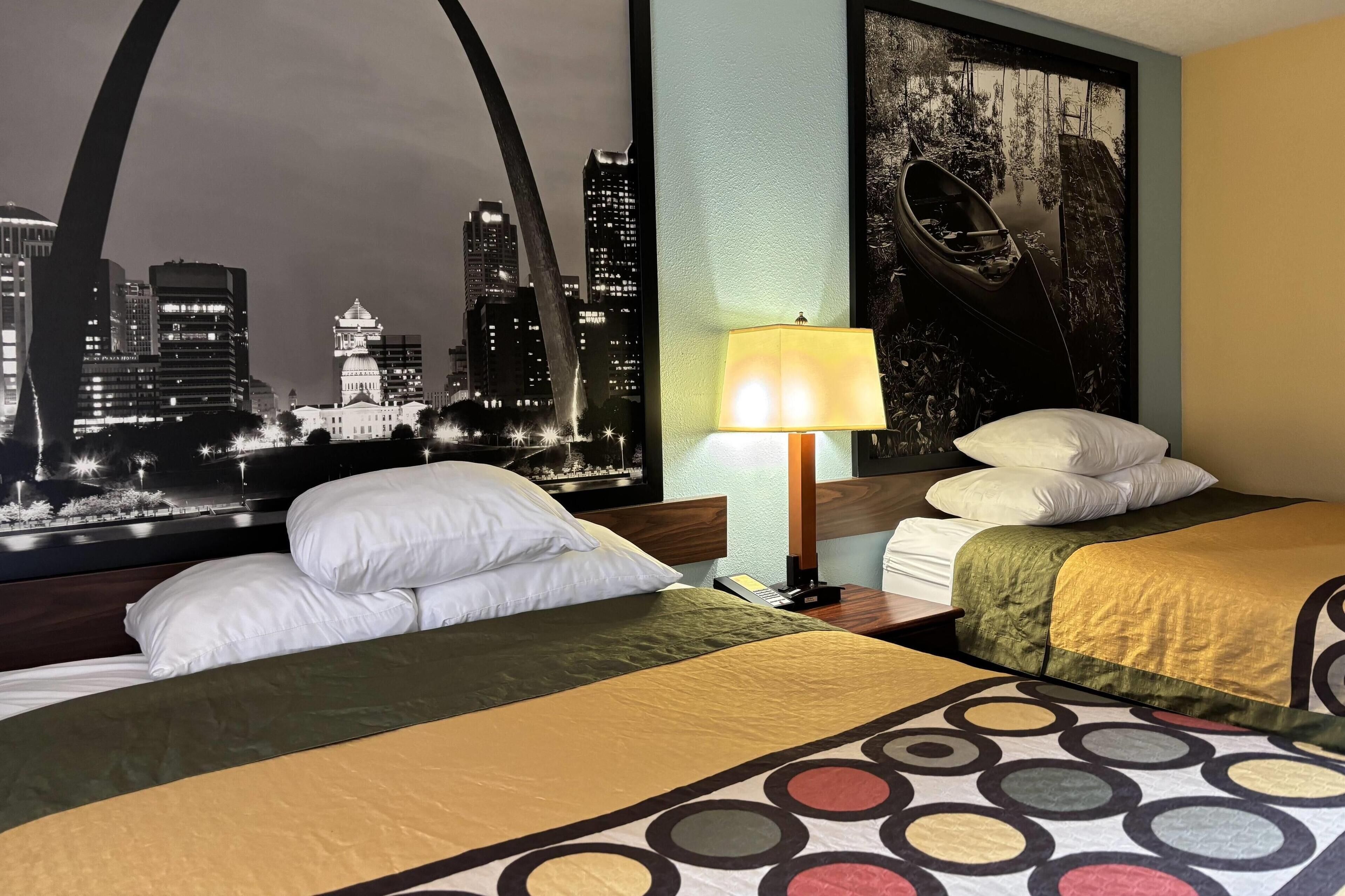 Standard Room, 2 Queen Beds | Desk, laptop workspace, iron/ironing board, free WiFi