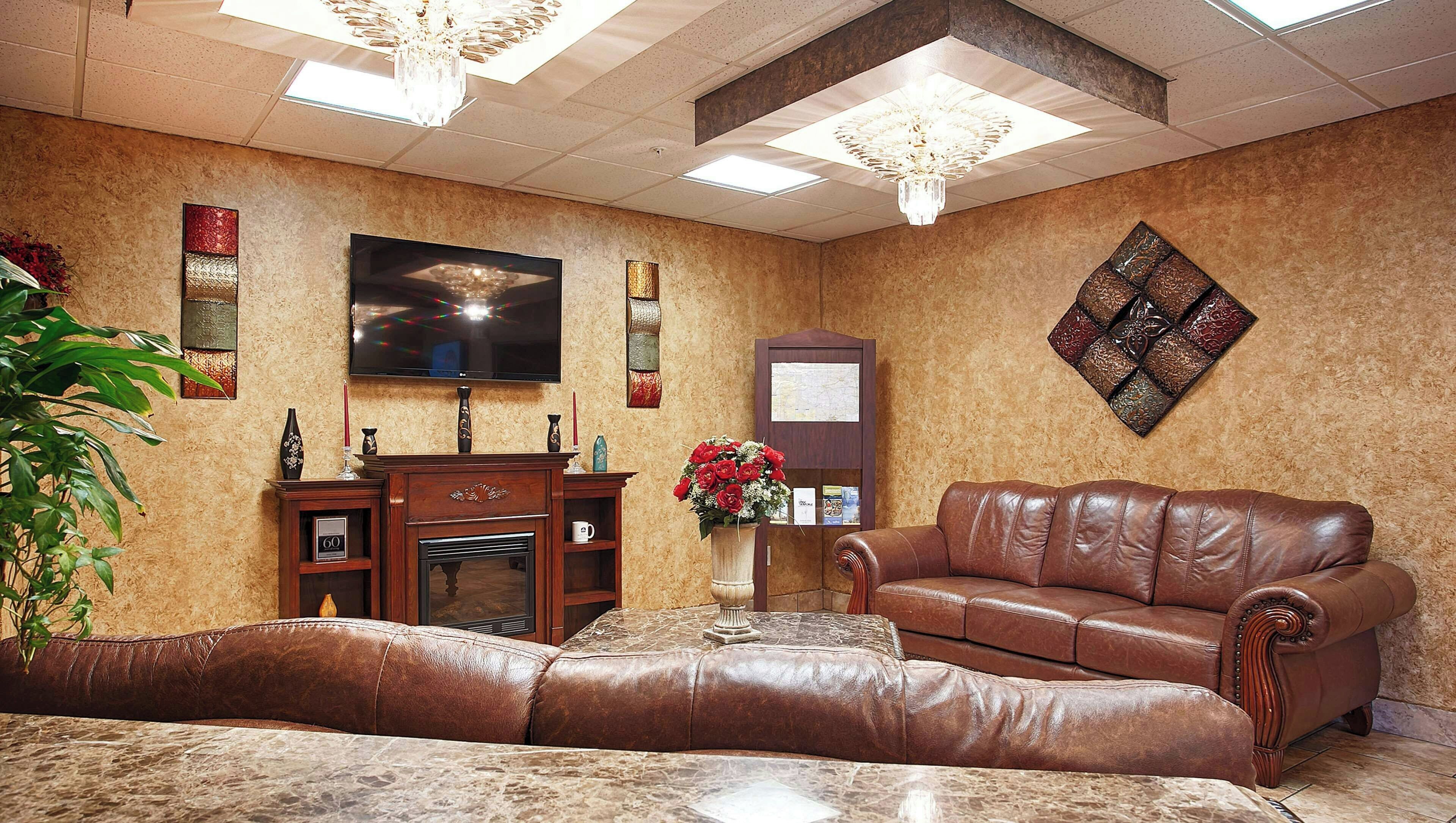 Lobby sitting area