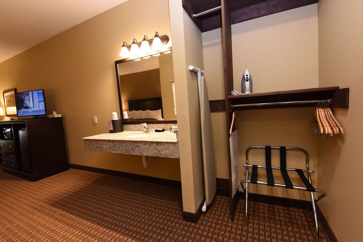 Salle de bain accessible aux personnes à mobilité réduite
