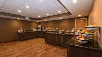 Free daily full breakfast