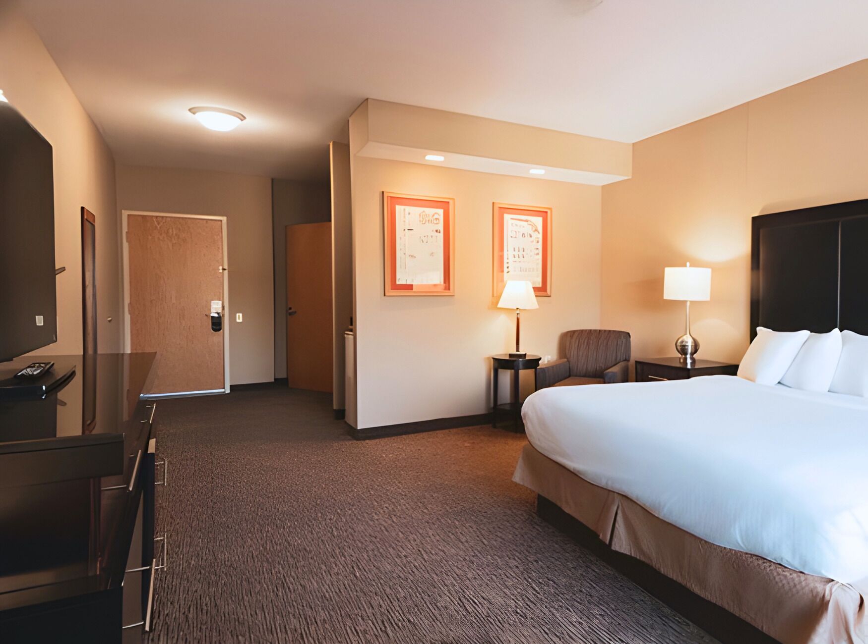 Skrivebord, skrivebord for bærbar PC og blendingsgardiner