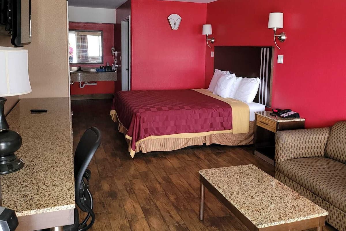 Camera Standard, 1 letto king | Biancheria da letto di alta qualità, materassi a doppio strato