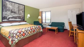 Room, 1 King Bed, Non Smoking | Desk, iron/ironing board, free cribs/infant beds, free WiFi