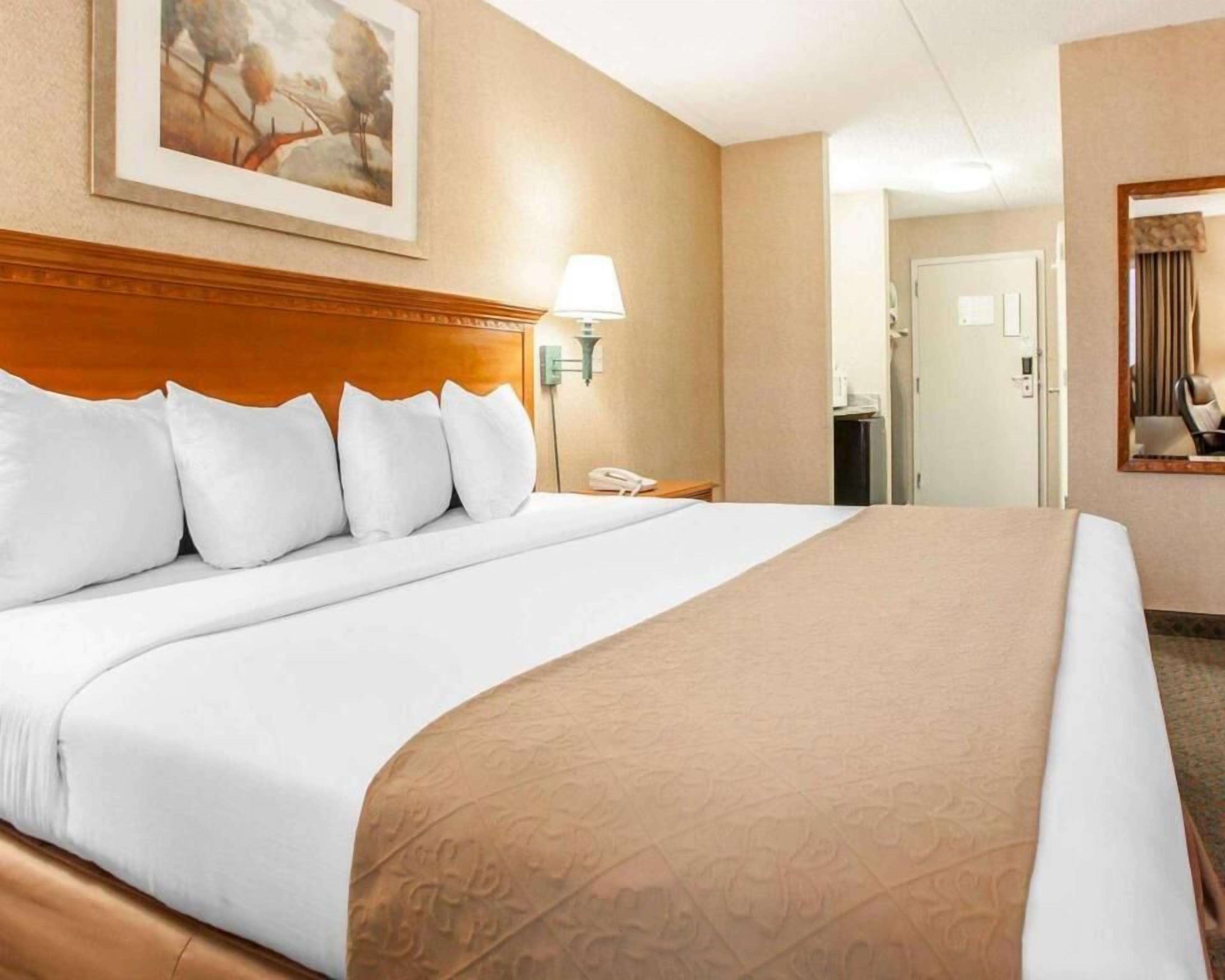 In-room safe, desk, laptop workspace, blackout curtains