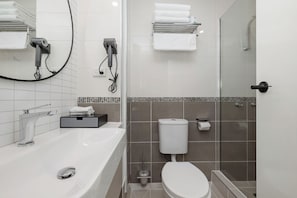 Gratis toalettartiklar, hårtork och handdukar
