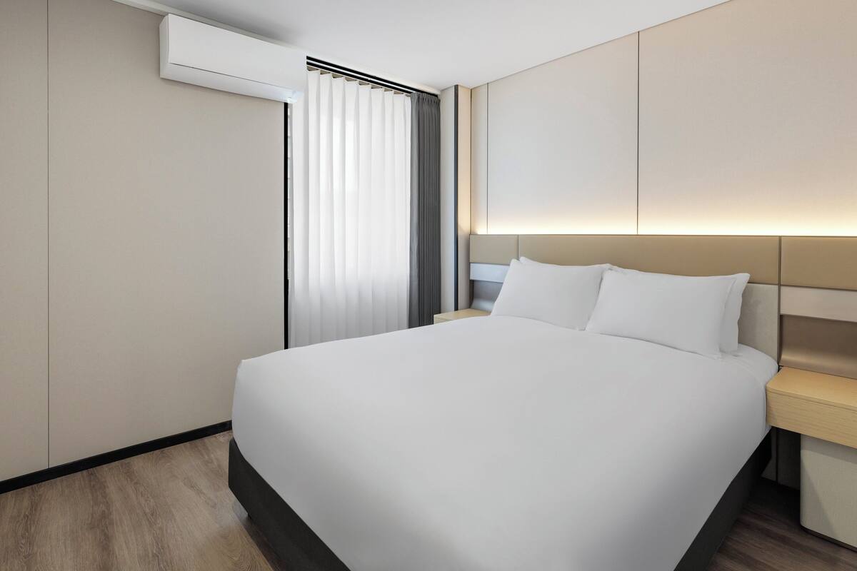 Suite, 2 Bedrooms | 1 bedroom, desk, iron/ironing board, free WiFi
