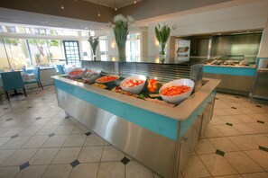 Morgenmadsbuffet hver dag mod et gebyr