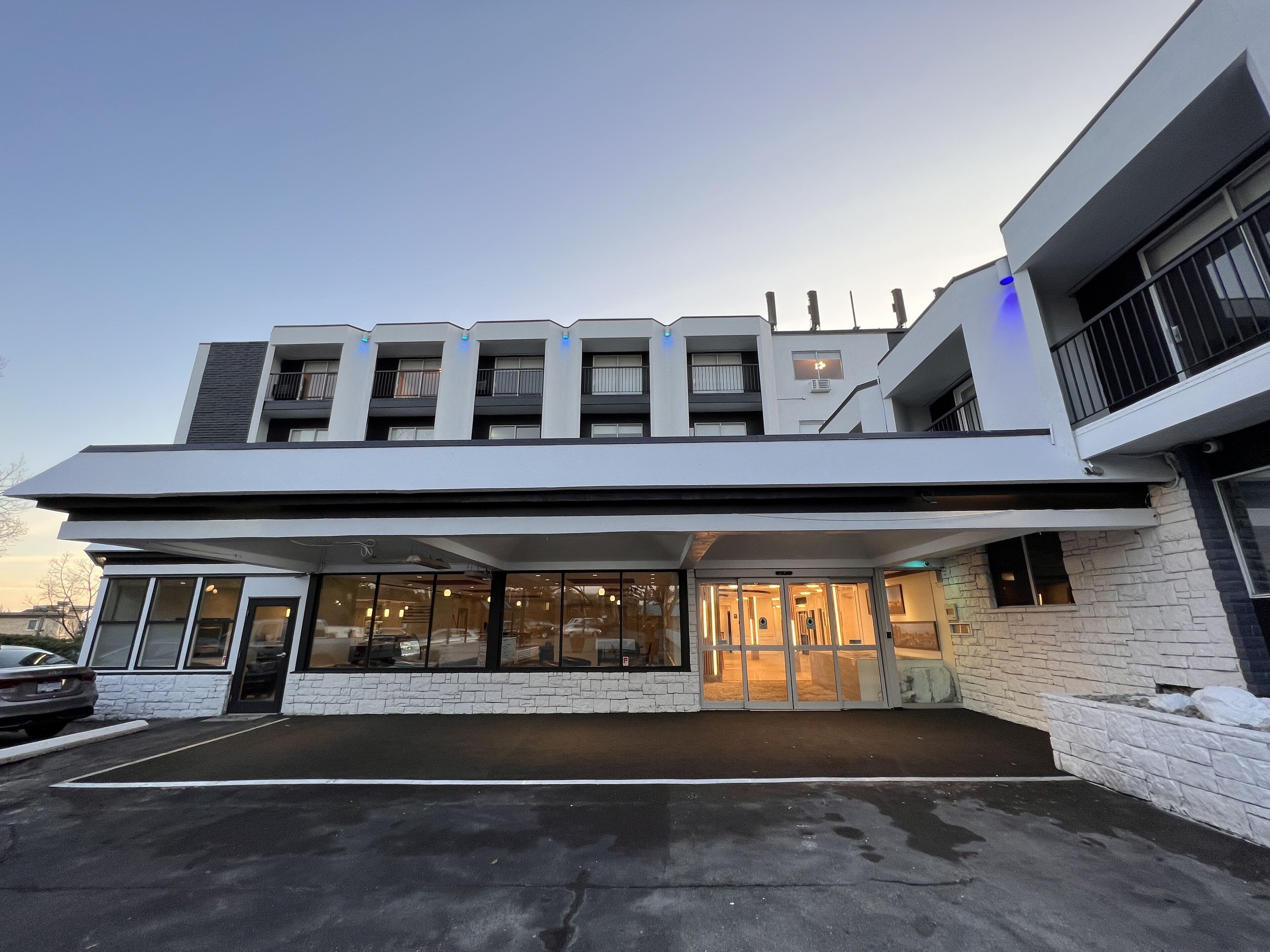 Fachada de la propiedad