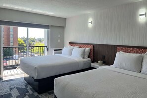 Premium bedding, individually decorated, individually furnished, desk